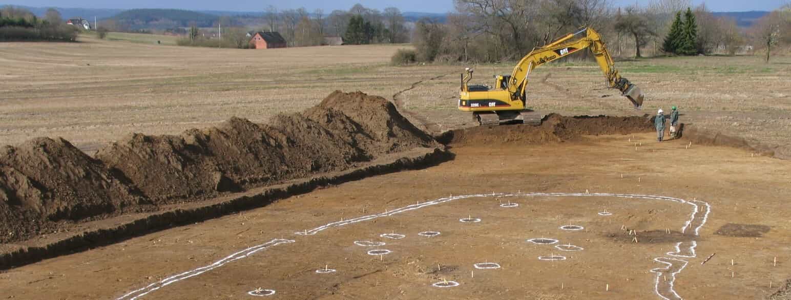 Arkæologisk udgravning af førromerske gårde på Kildebjerg ved Ry
