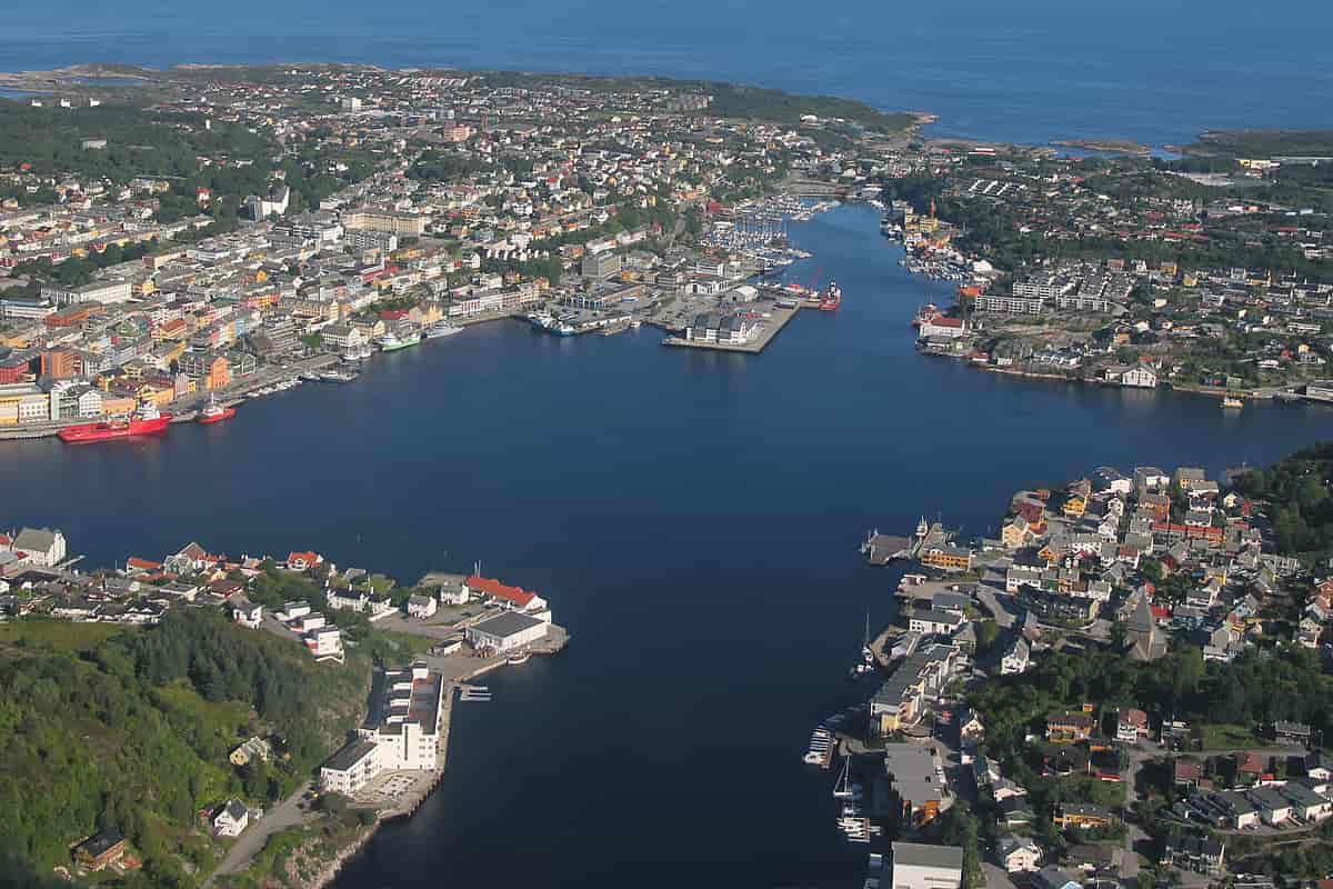 Kristiansund flyfoto