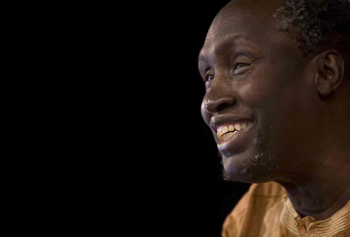 Ngugi Wa Thiongo ved The Guardian Hay Festival juni 2007