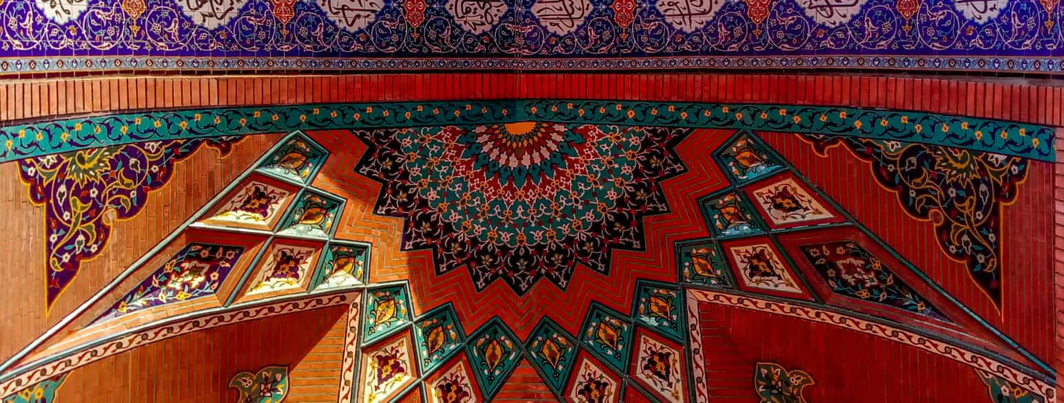 Interiør fra Imamzadehmausoleet, Gyandzha