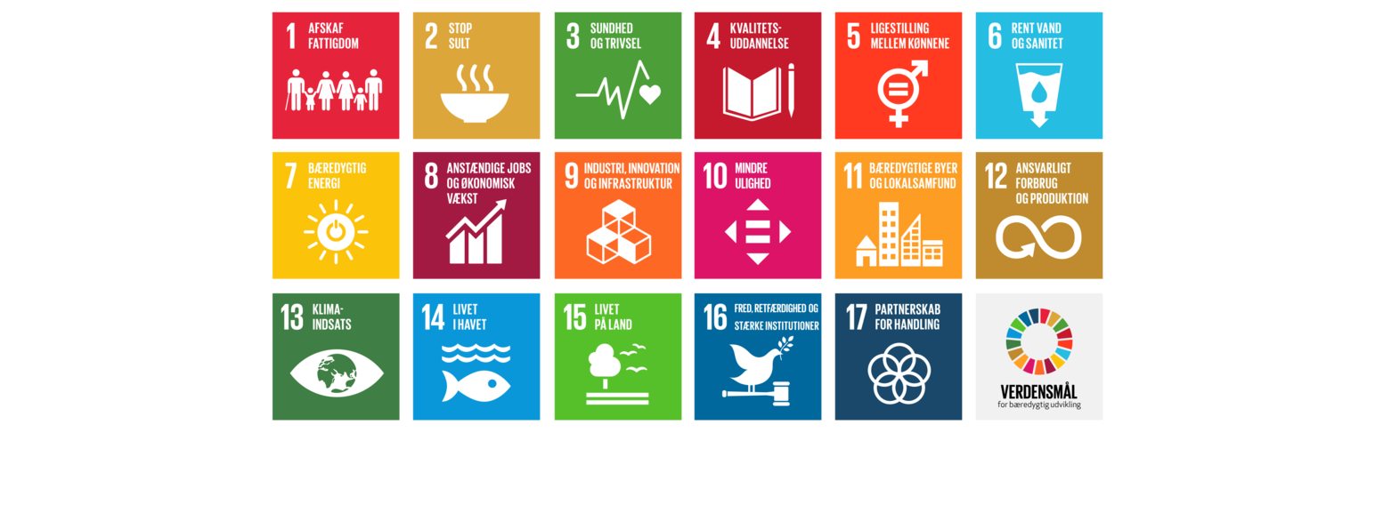 FN's verdensmål for en bæredygtig udvikling.