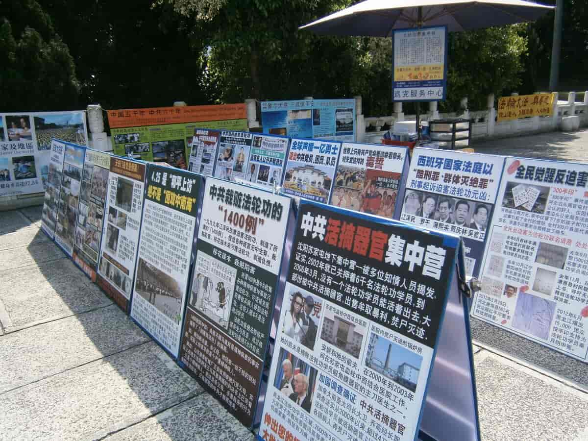 Falun Gong-demonstration