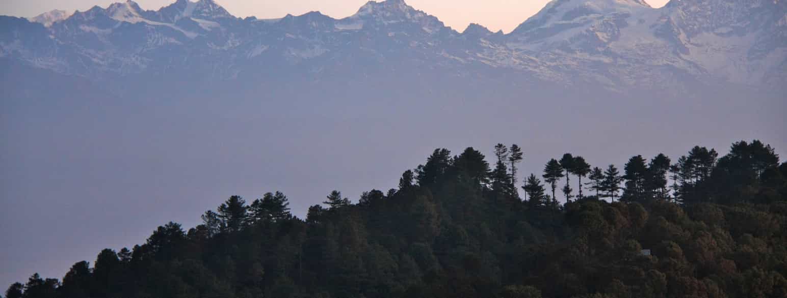 Landskab øst for Kathmandu
