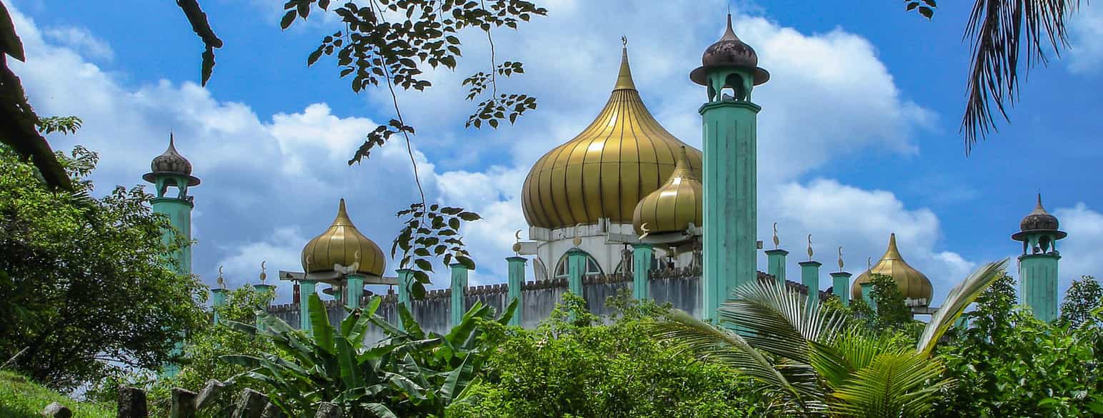 Moské i Kuching, i delstaten Sarawak