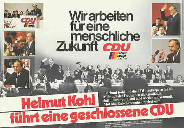 CDU plakat i anledning af partikongres