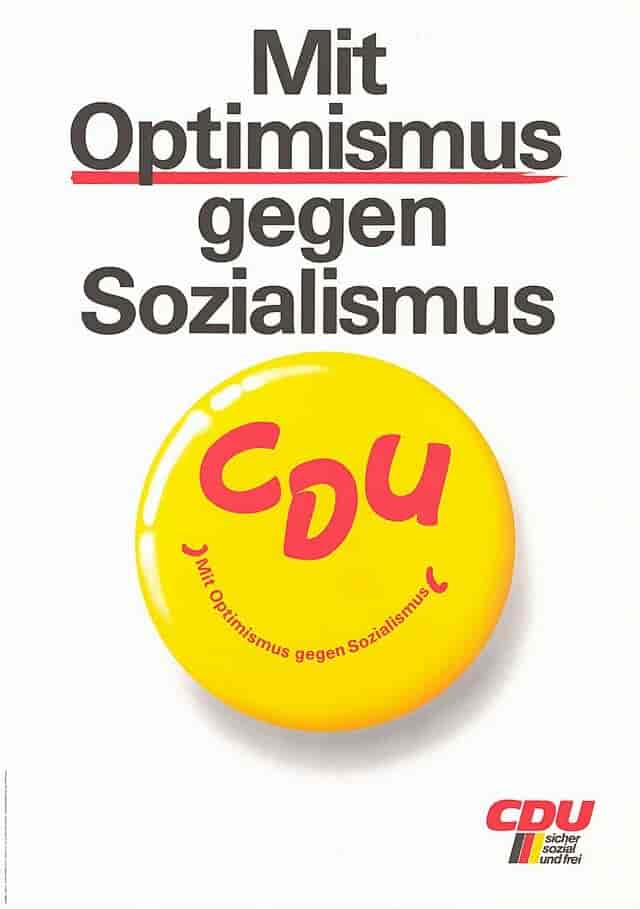 CDU-valgplakat fra 1980