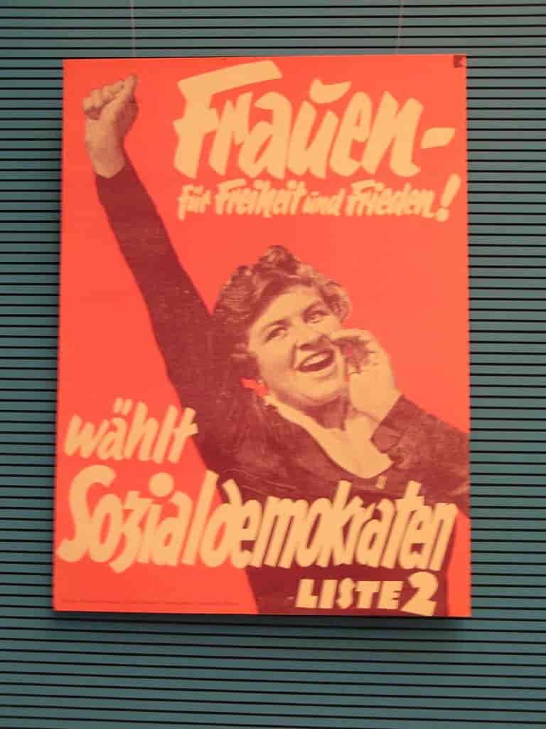 SPD-valgplakat fra 1920'erne