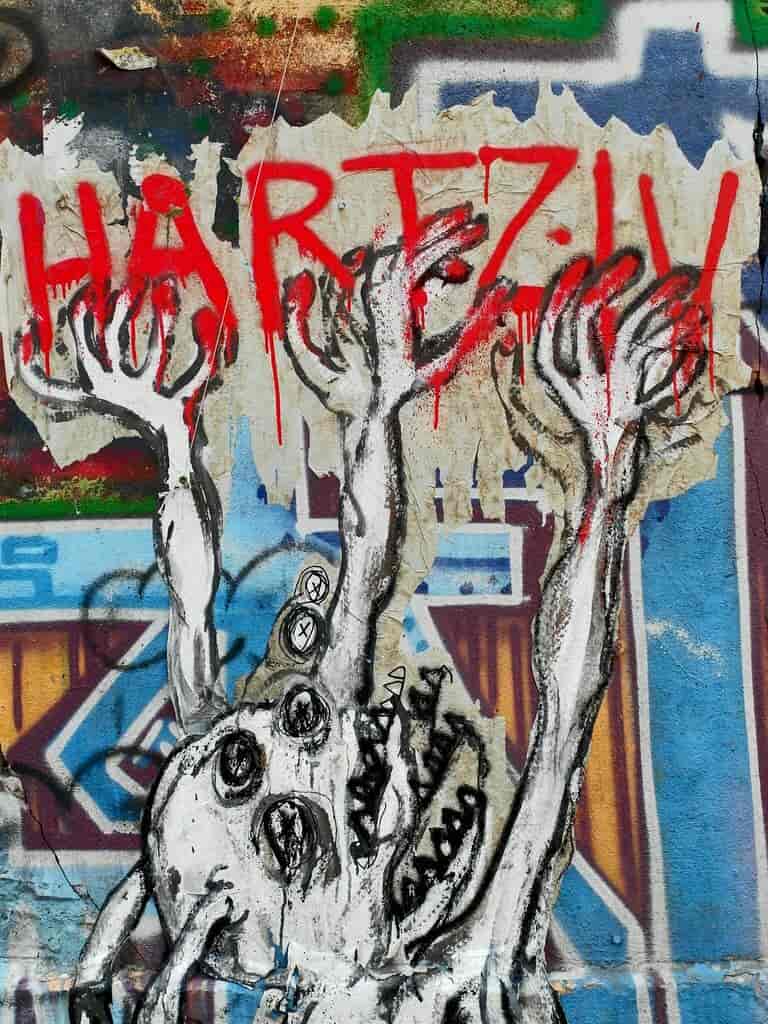 Kunstnerisk protest mod Hartz IV-reformen