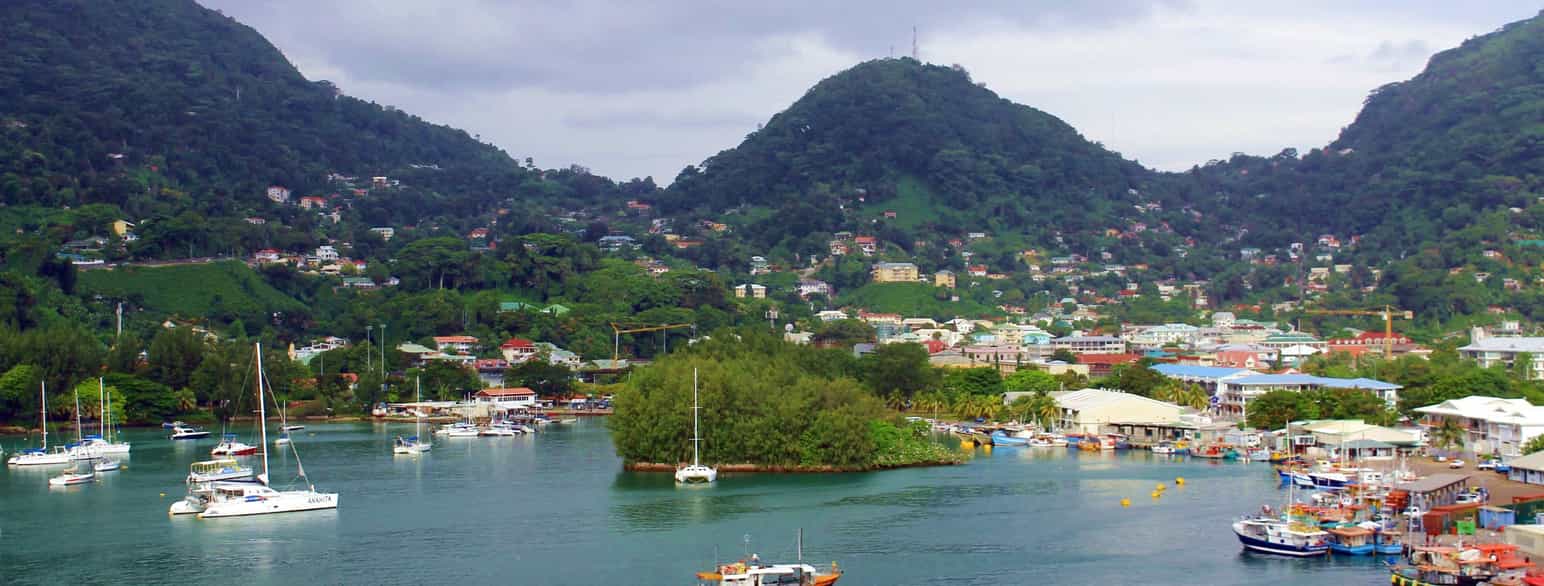 Havnen i hovedstaden, Victoria på hovedøen Mahé