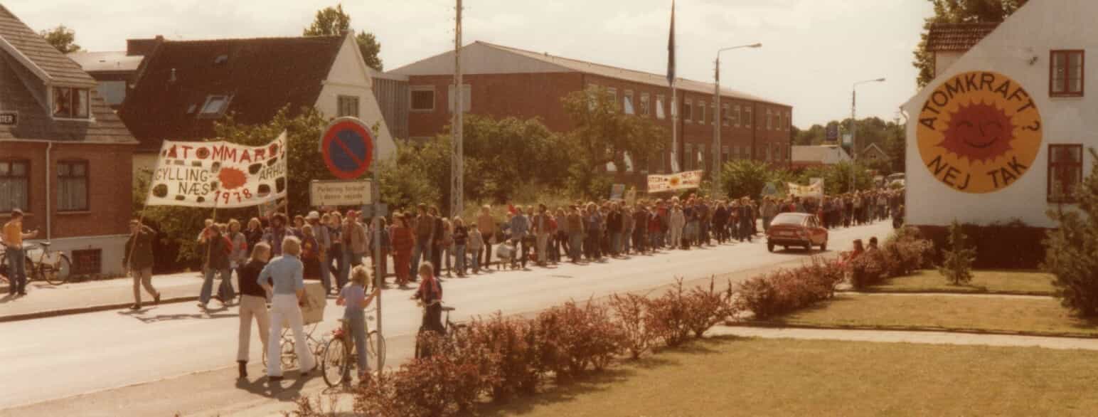 Atommarchen mellem Gylling Næs og Aarhus i 1978
