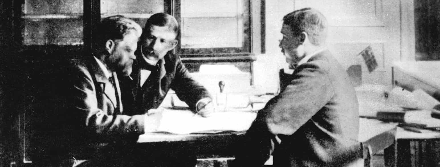Salomon August Andrée, Strindberg og Ekholm planlægger ekspiditionen i 1897.