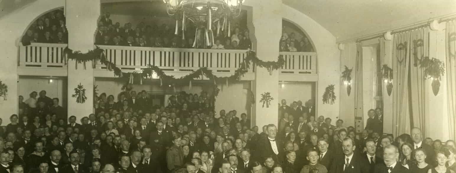 Fest i forsamlingshuset Folkehjem i Aabenraa d. 10. februar 1920 i anledning af afstemningen om nationalt tilhørsforhold