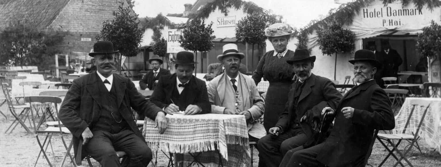 Besøgende til Købestævnet i Fredericia, 1915