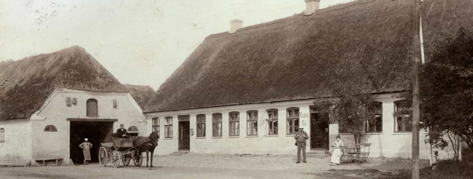 Landevejskroen Kryb-i-ly omkring 1910