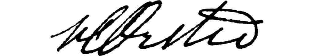 H.C. Ørsteds underskrift