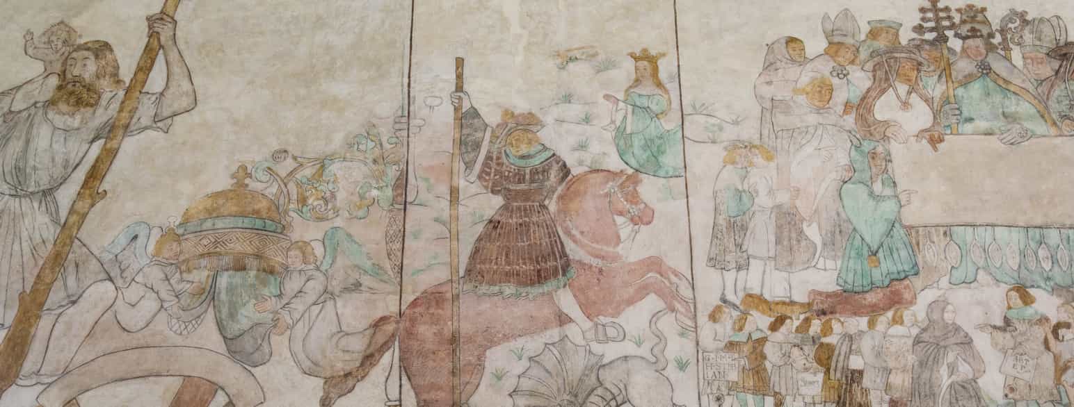 Kalkmalerier fra 1530’erne i Brøns Kirke