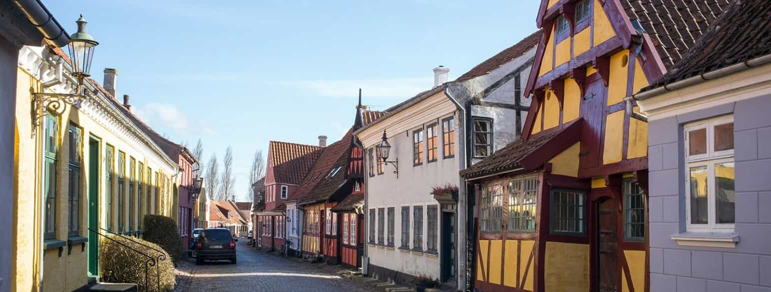 Priors Hus fra 1690 i det centrale Ærøskøbing