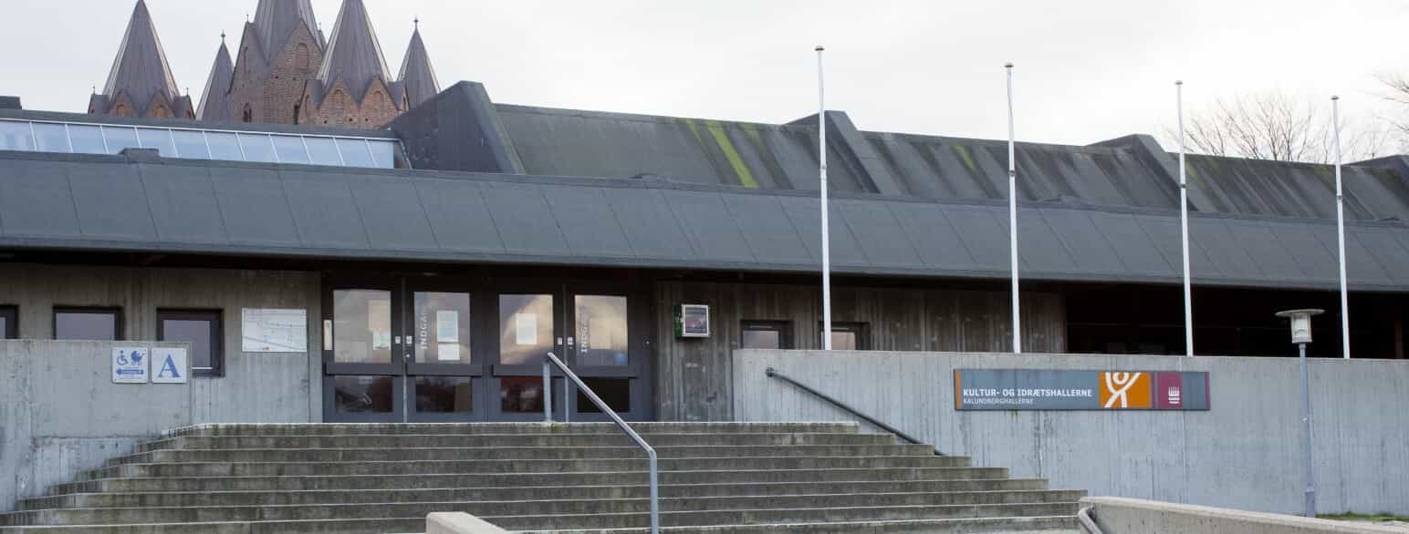 Kalundborg Hallerne består af en idrætshal fra 1964 og en større tilbygning fra 1977, der er tegnet af Friis & Moltke