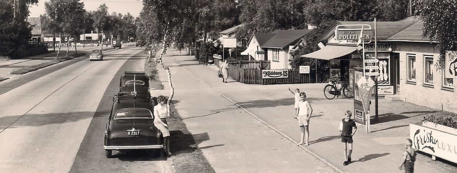 Solrød Strandvej i 1935