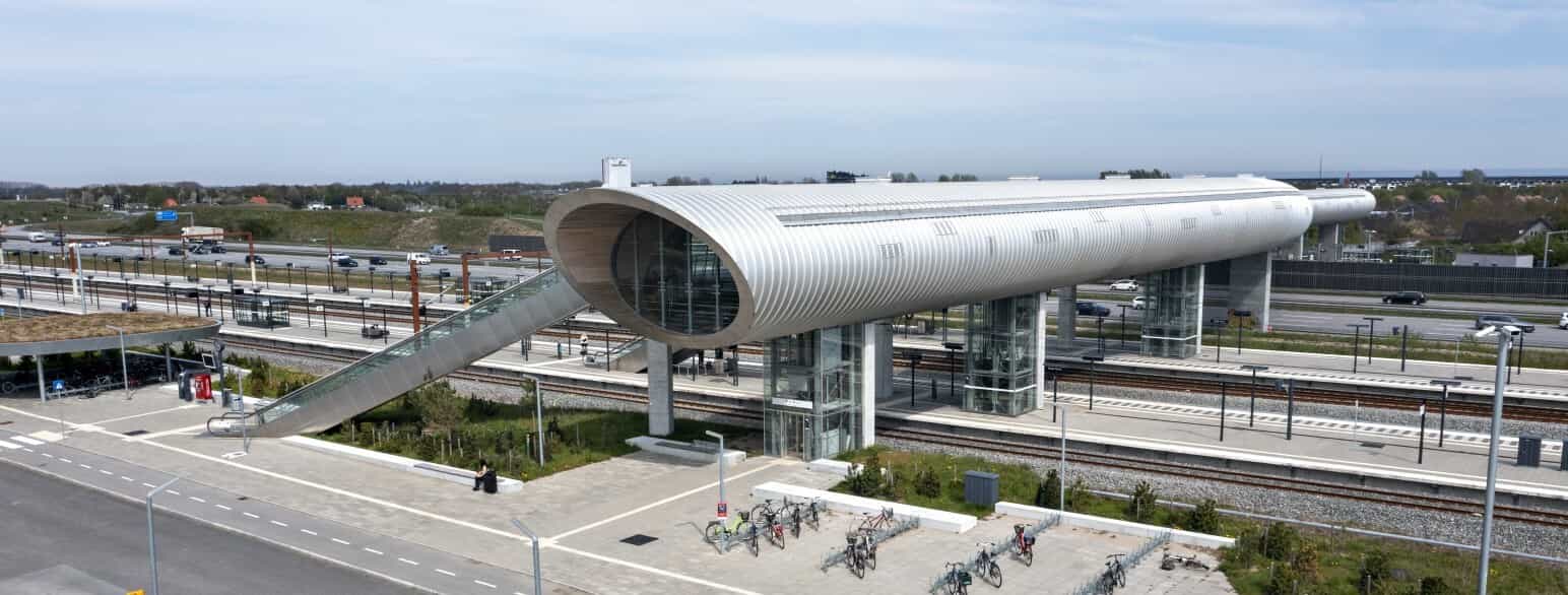 Køge Nord Station blev indviet i 2019 samtidig med åbningen af København-Ringstedbanen