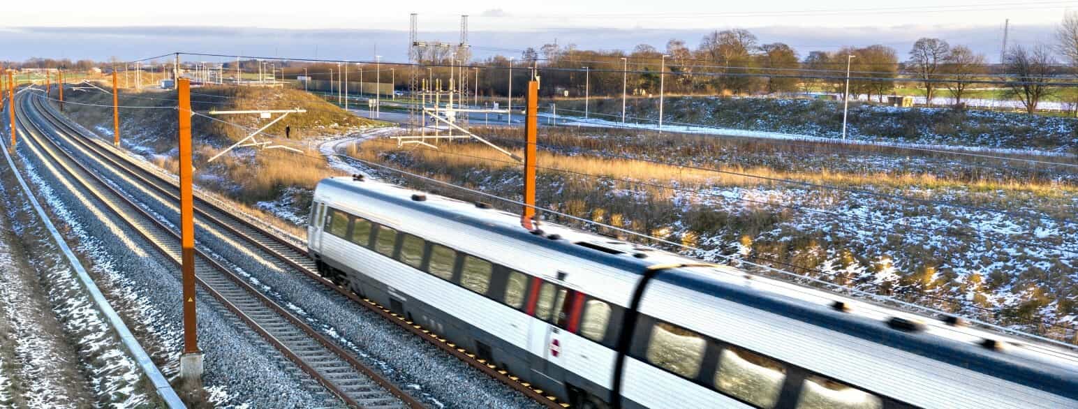 Den nye jernbane mellem Ringsted og København blev indviet i maj 2019