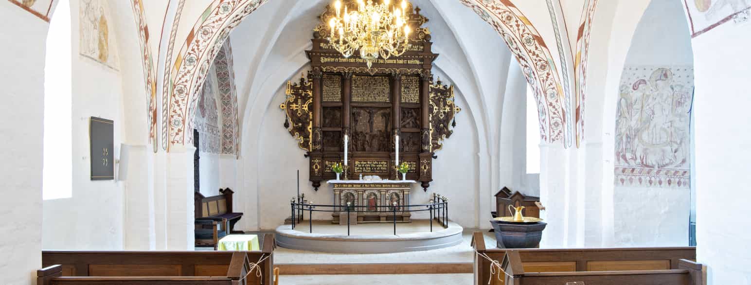 Kirke Stillinge Kirkes altertavle fra 1602
