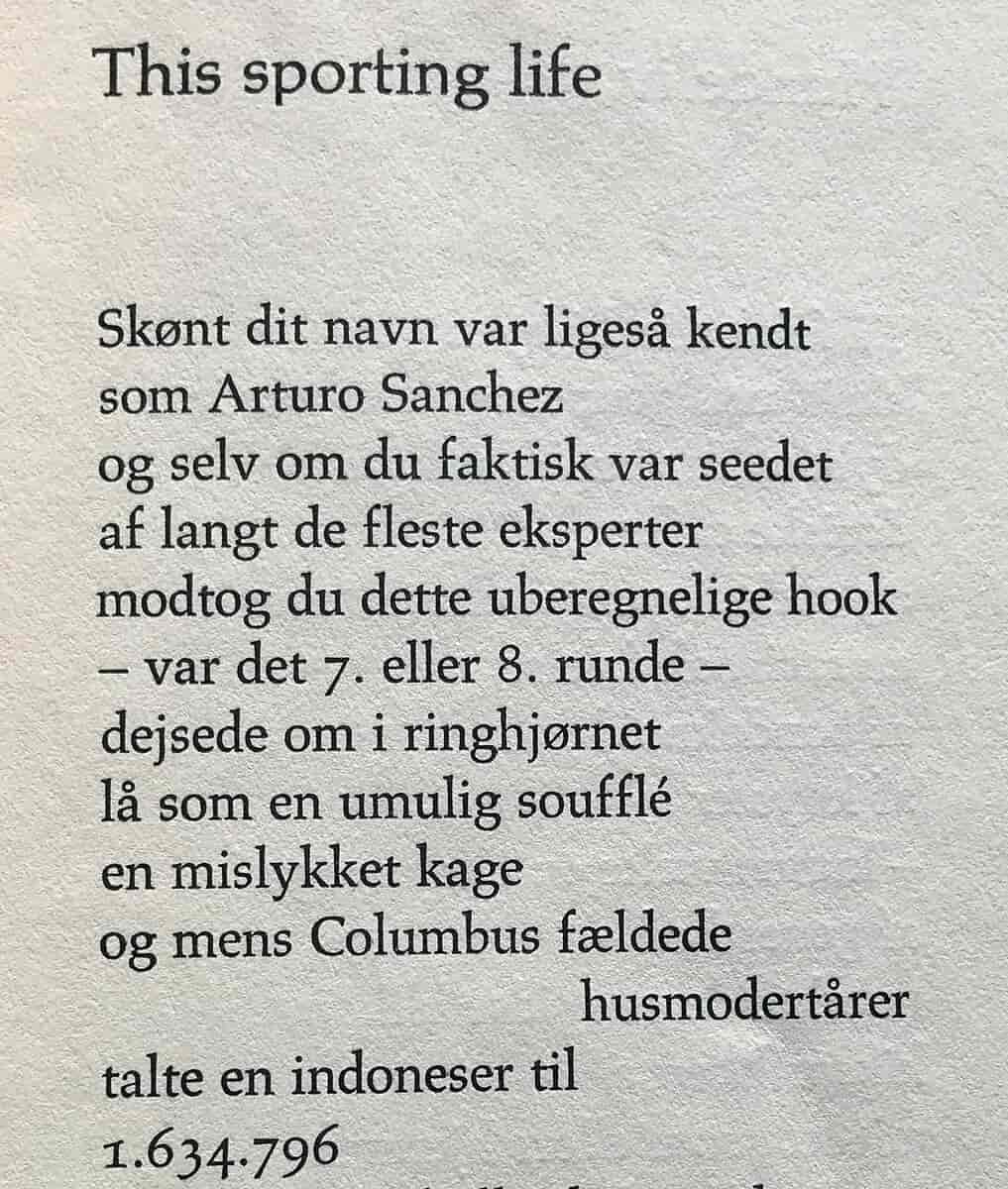 Fra forfatteren Peter Poulsens debutroman "Udskrifter" (1966)