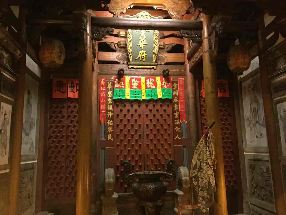 Gammelt tempel i Tainan