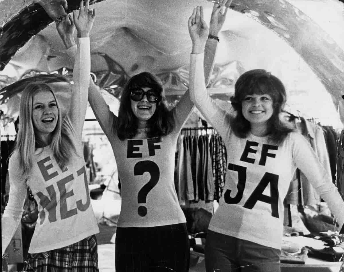 Klar til EF-debat februar 1972.