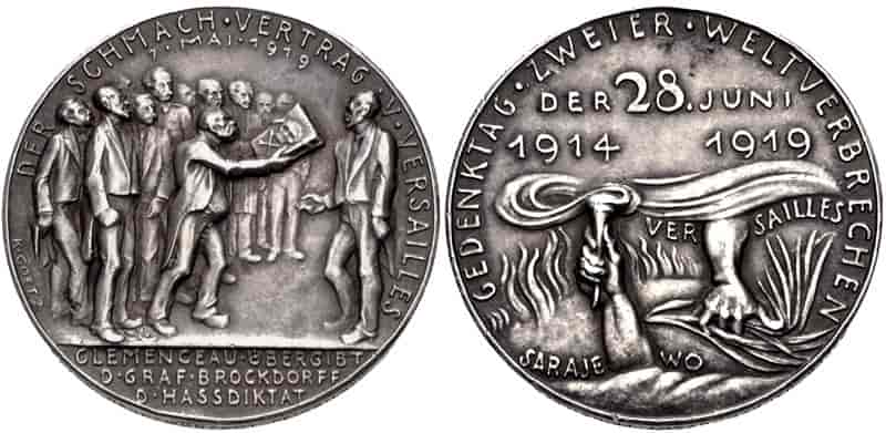 Medalje af Karl Goetz.