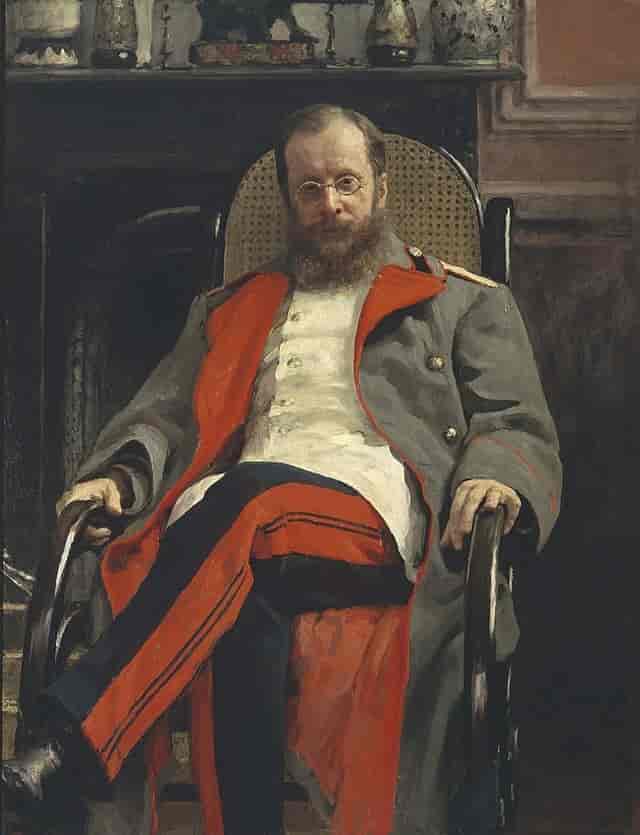 Portræt af César Cui udført af den russiske maler Ilya Repin