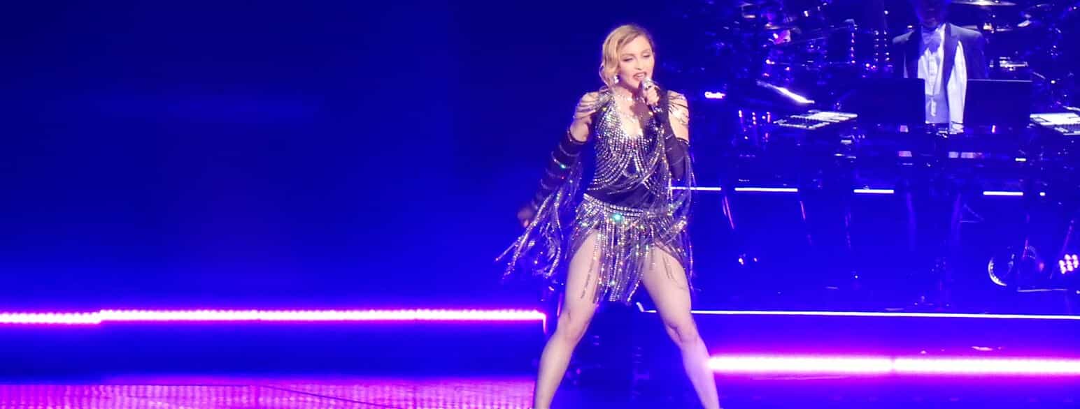 Madonna i Washington DC i 2015 på hendes Rebel Heart Tour.