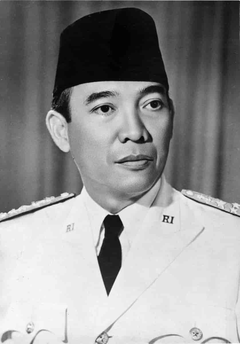 Præsident Sukarno.