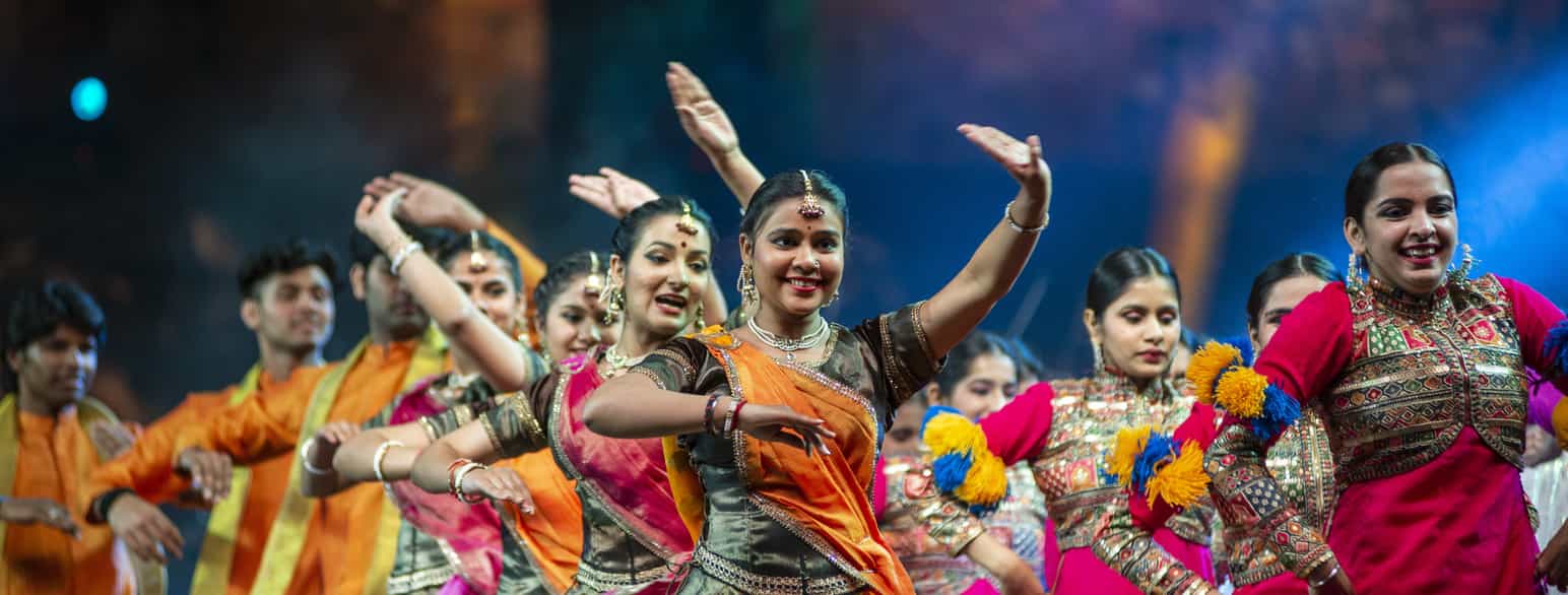 Kathakdans under fejringen af 7å året for Indiens selvstændighed, New Delhi