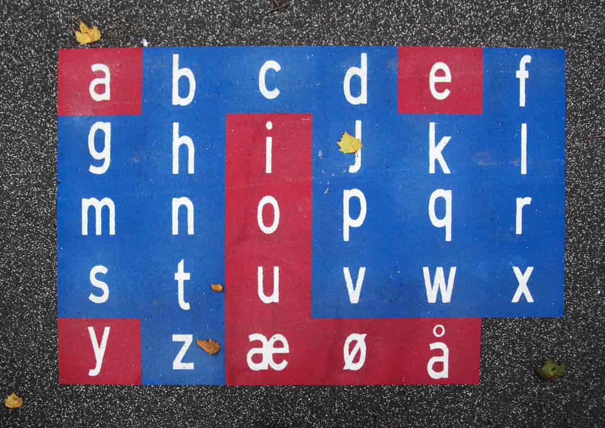 Det danske alfabet
