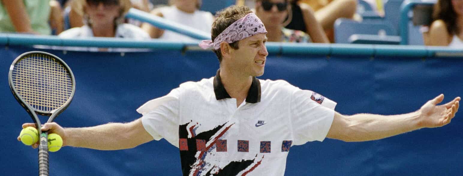 John McEnroe under US Open 1991