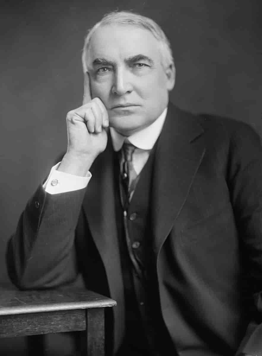 Warren G. Harding, cirka 1920.