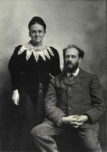 Laura og Carl Aller i 1896