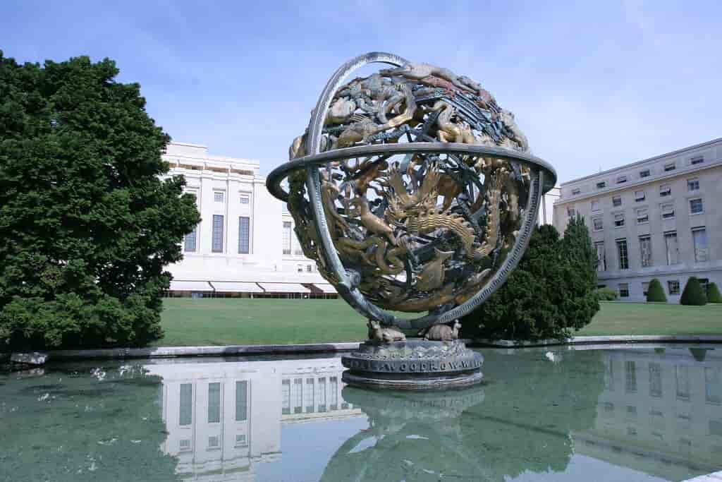 Folkeforbundets hovedbygning i Geneve - nu ejet af FN