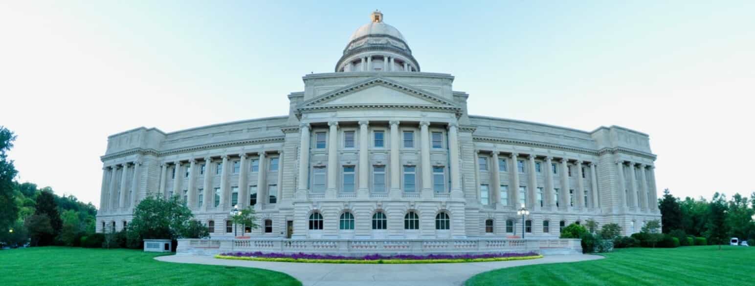 Kentucky State Capitol Building i hovedstaden Frankfort