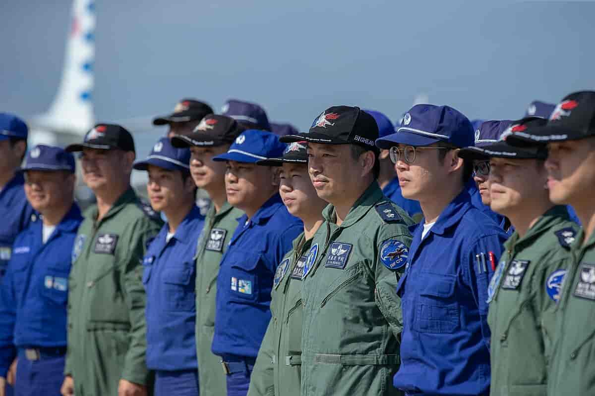 Repræsentanter fra det taiwanesiske luftforsvar