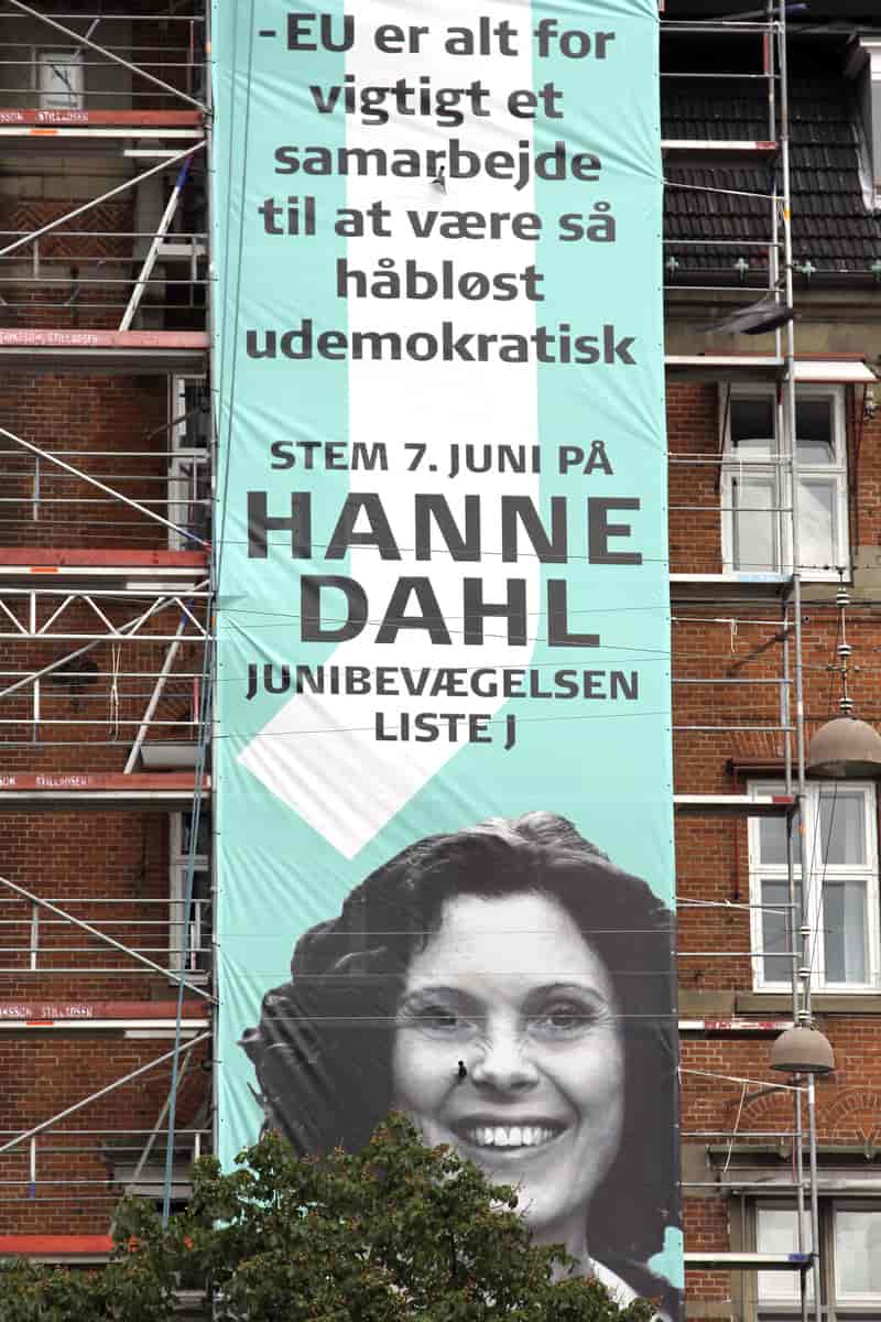 Plakat med Hanne Dahl