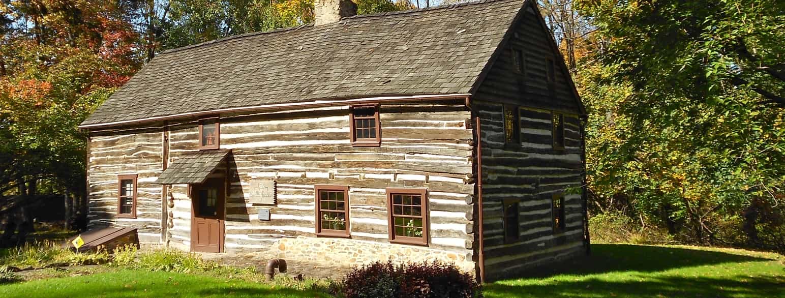 Shelter House. Et af de ældste stadigt beboede huse i det østlige USA. Oprindeligt bygget af tyske emmigranter omkring 1734