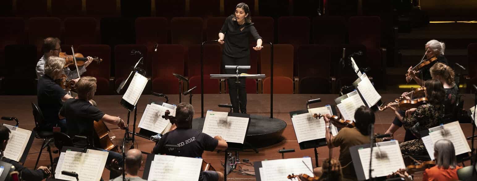 Malko-konkurrencen 2021. Dirigent Chloé Dufresne fra Frankrig blev nr. 3 i konkurrencen