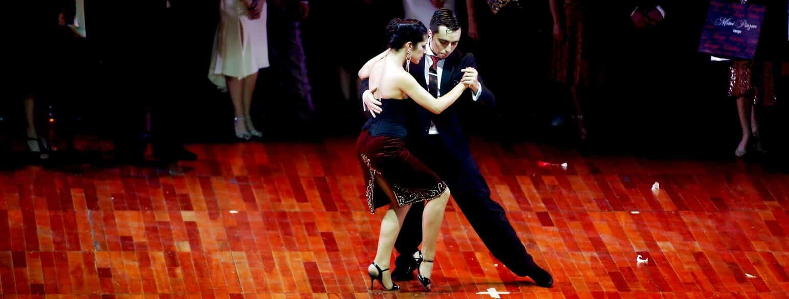Jonathan Saavedra og Clarisa Aragon under Tango World Championship i Argentina i 2015.