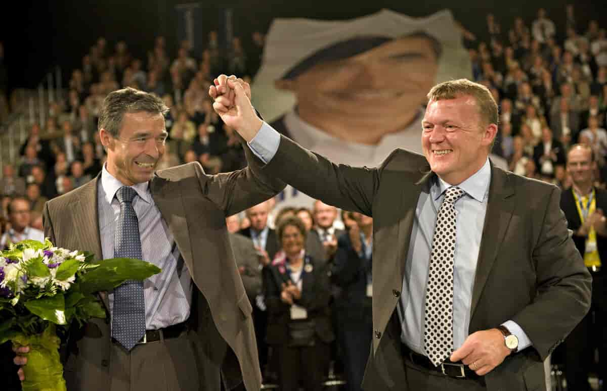 Anders Fogh Rasmussen og Lars Løkke Rasmussen