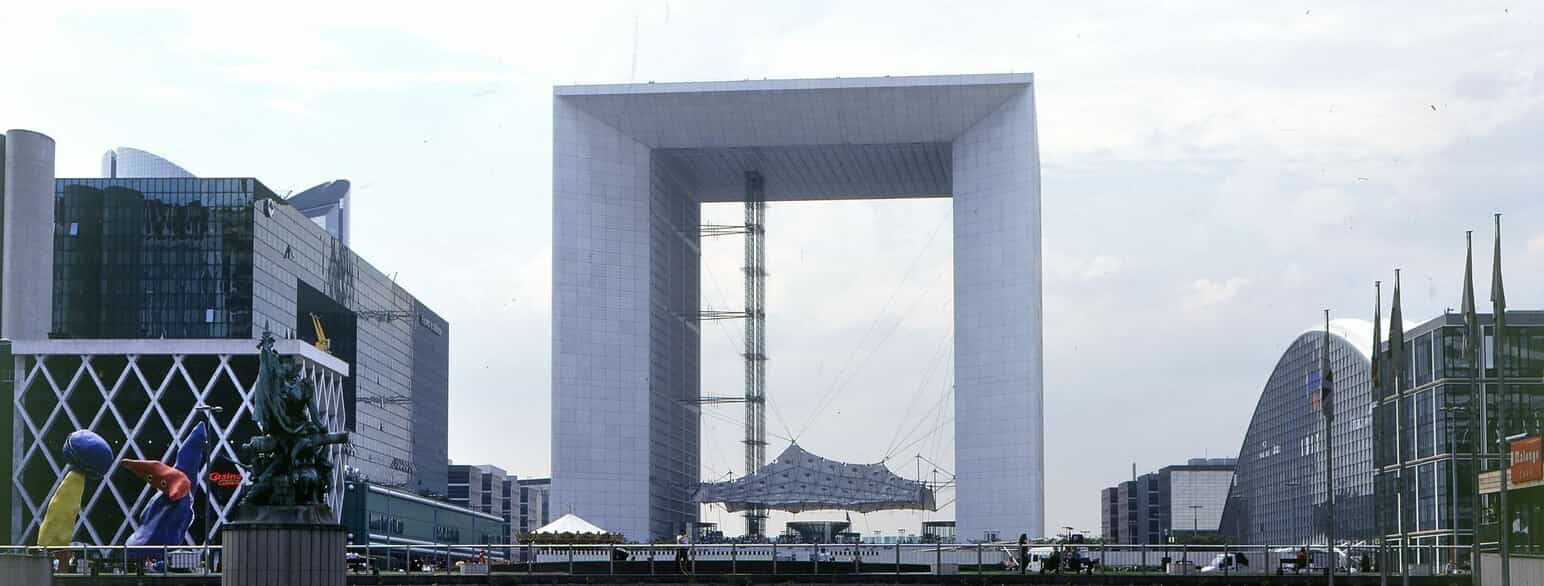 La Grande Arche i La Defénse, Paris, blev von Spreckelsens hovedværk. Foto: 2000.