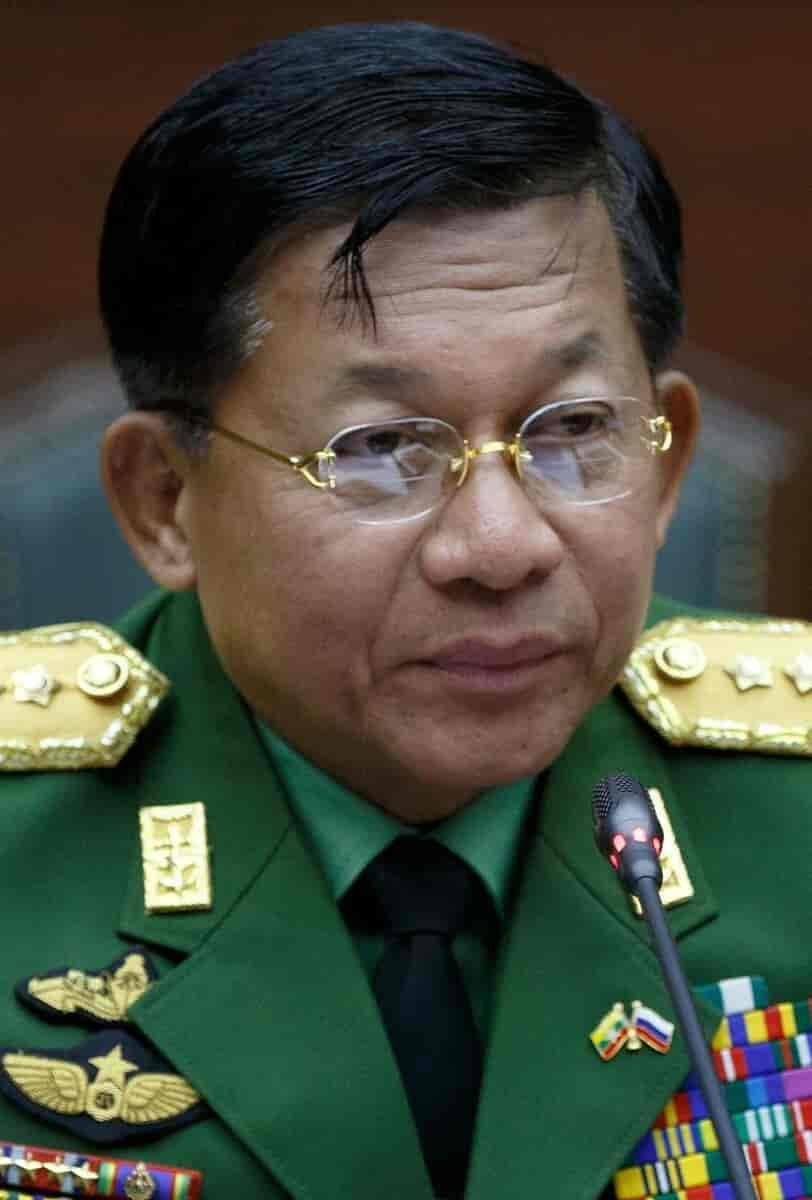 Min Aung Hlaing i 2017