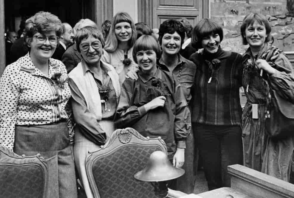 SF's kvindelige MF'ere i 1979.