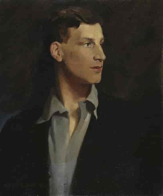 Siegfried Sassoon malet af Glyn Warren Philpot i 1917